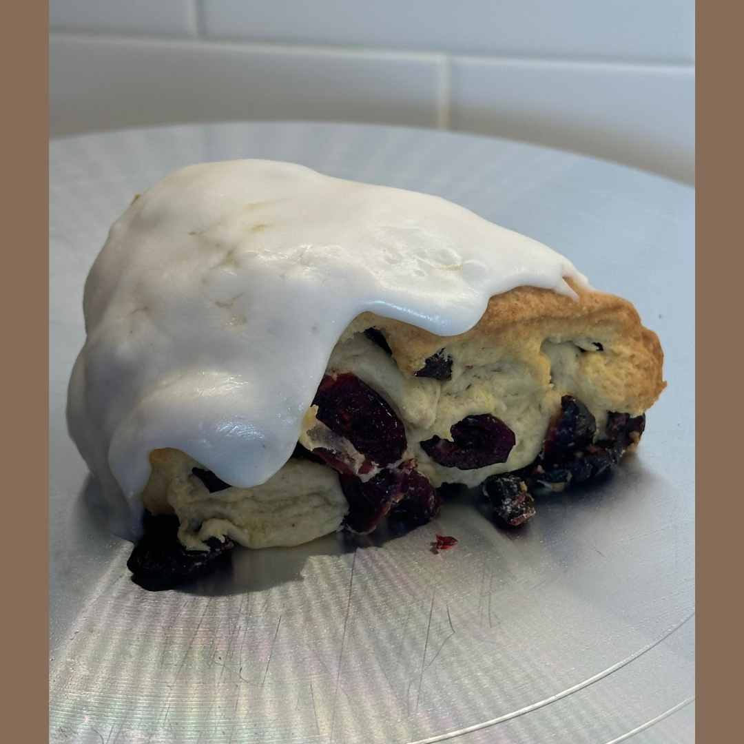 Cranberry Lemon Sourdough Scones