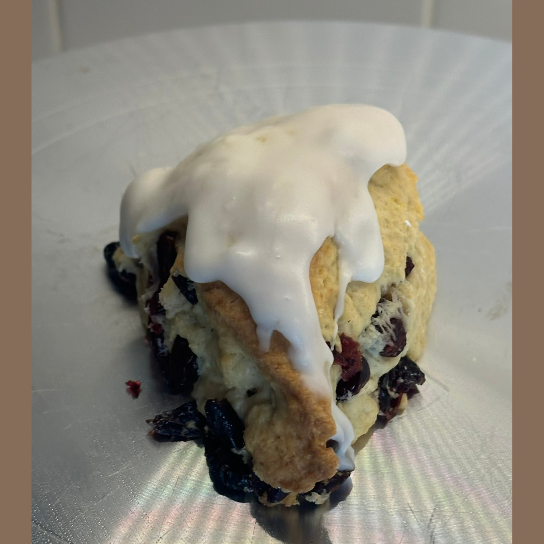Cranberry Lemon Sourdough Scones