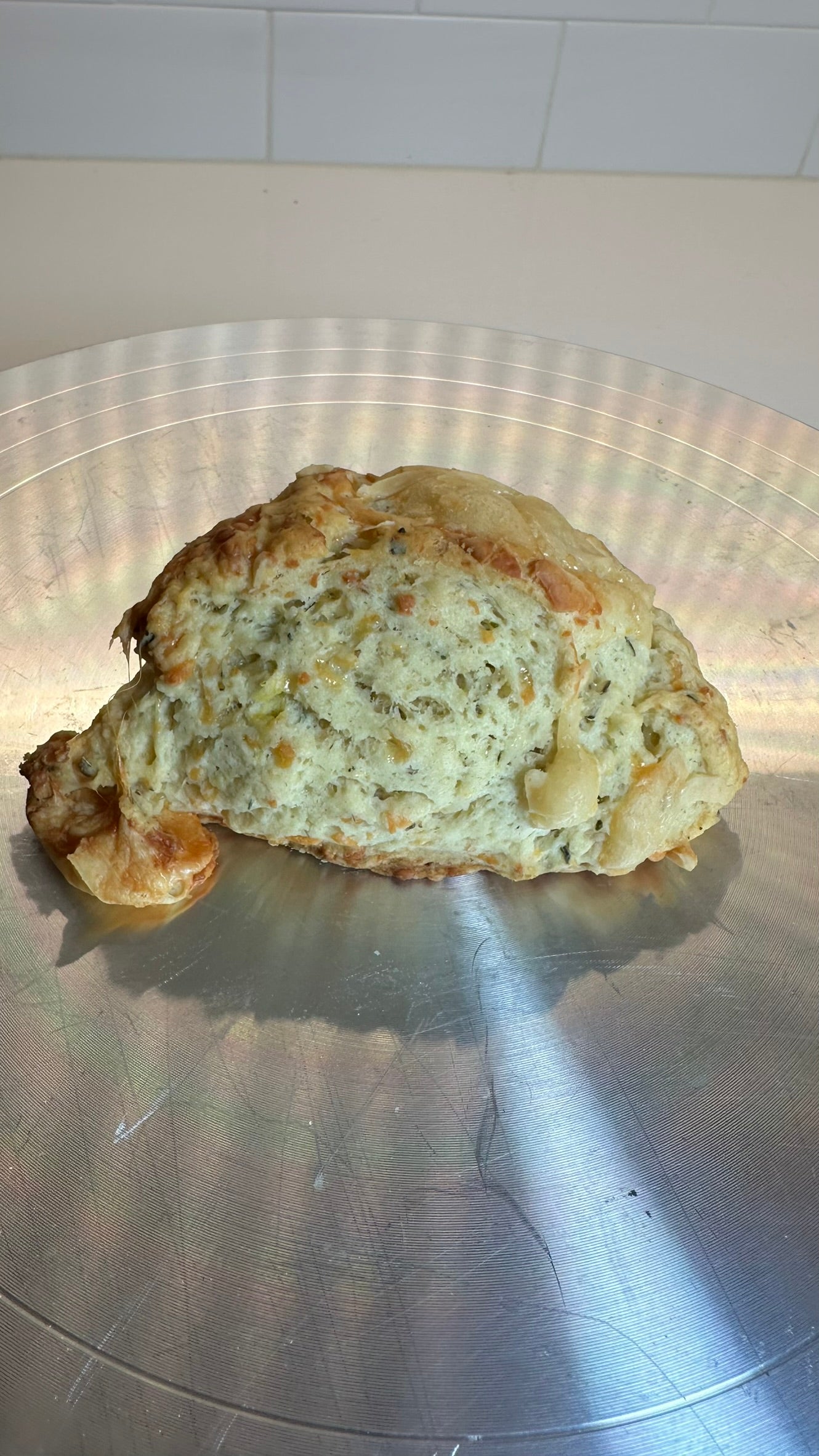 Garlic Parmesan scone