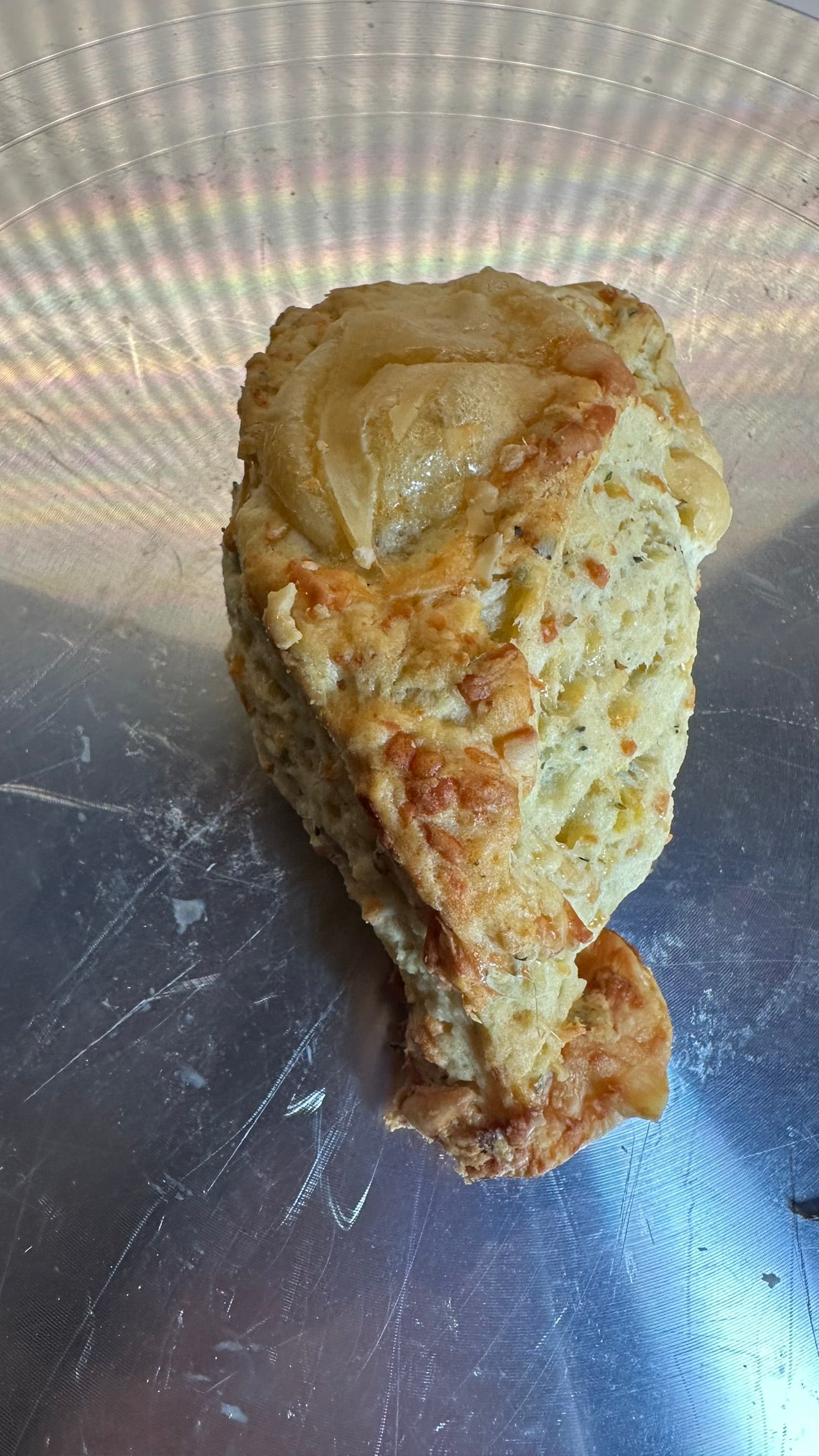 Cheddar & Chive scone