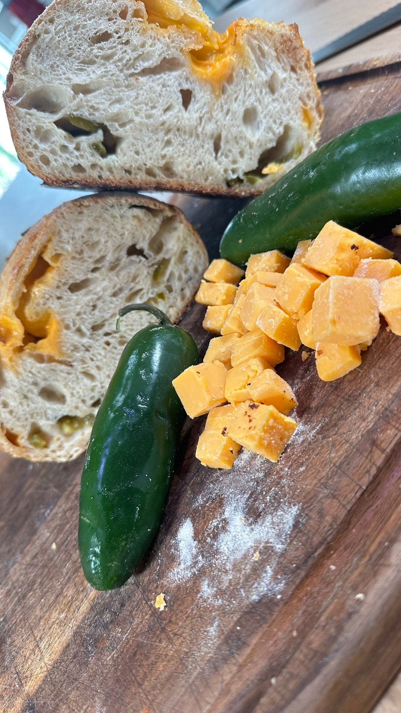 Jalapeno & Cheddar Cheese Real Artisan Sourdough