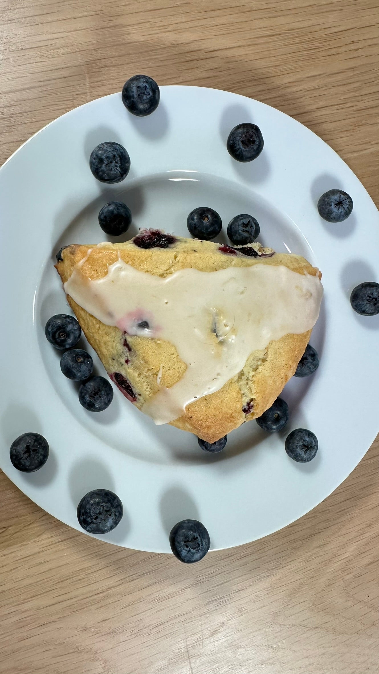 Blueberry Sourdough Scones