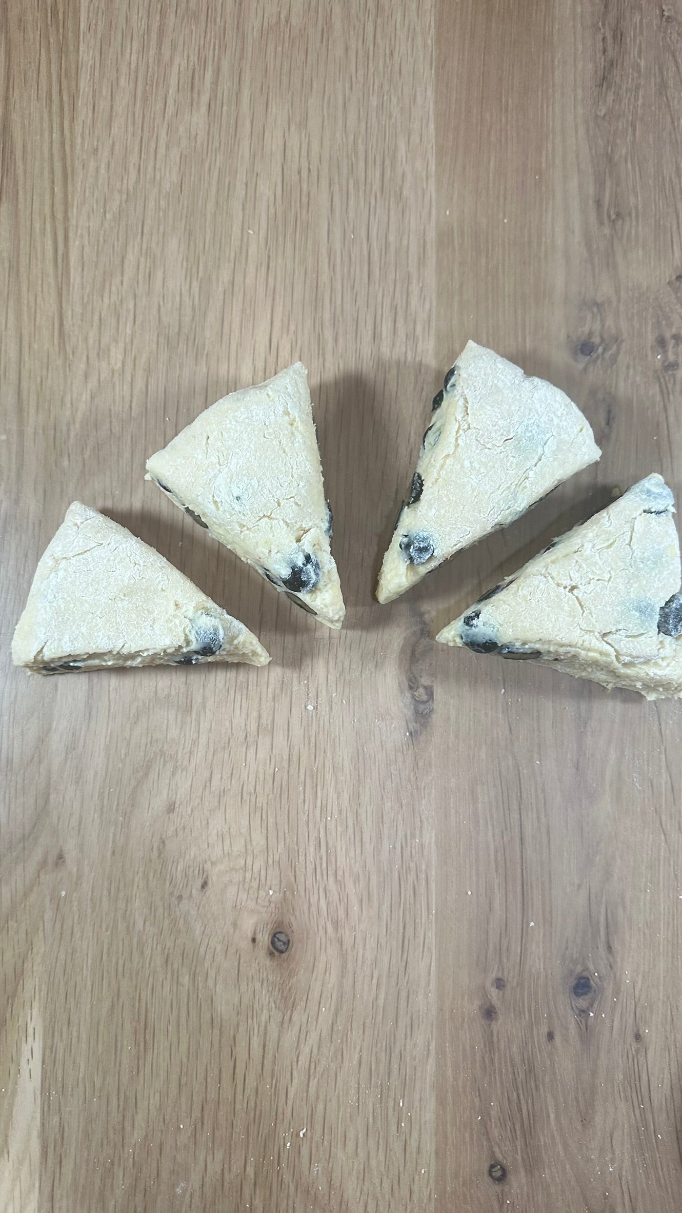 Blueberry Sourdough Scones