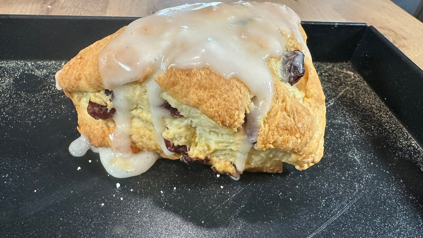 Blueberry Sourdough Scones