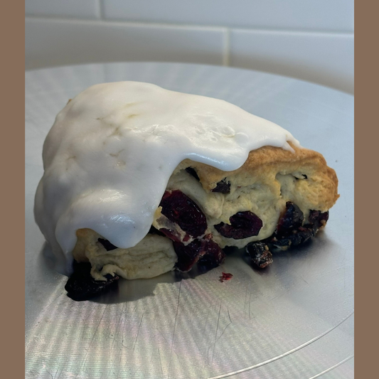 Cranberry Lemon Sourdough Scones
