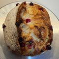 Cranberry rosemary sourdough bread with organic cranberries baked by Chef SEBA in Des Plaines Illinois