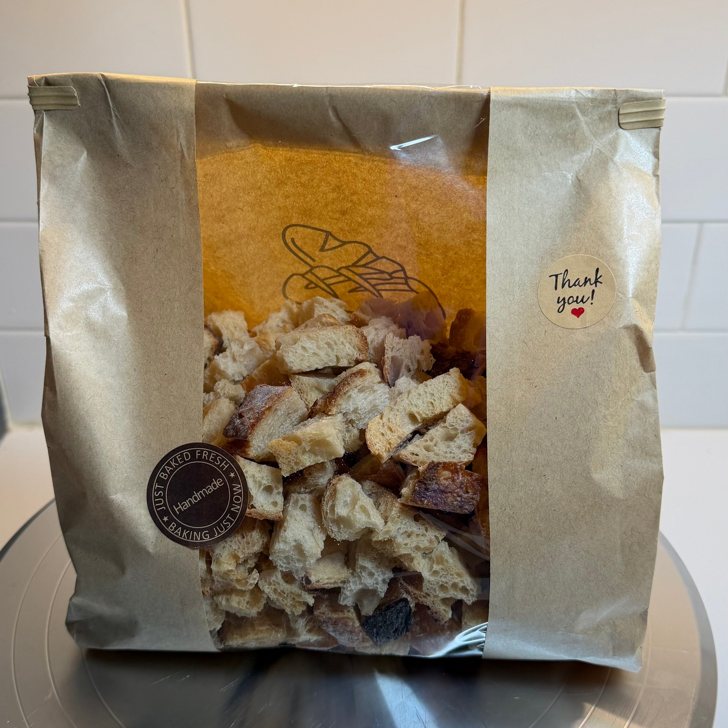 Thanksgiving Sourdough Croutons organic