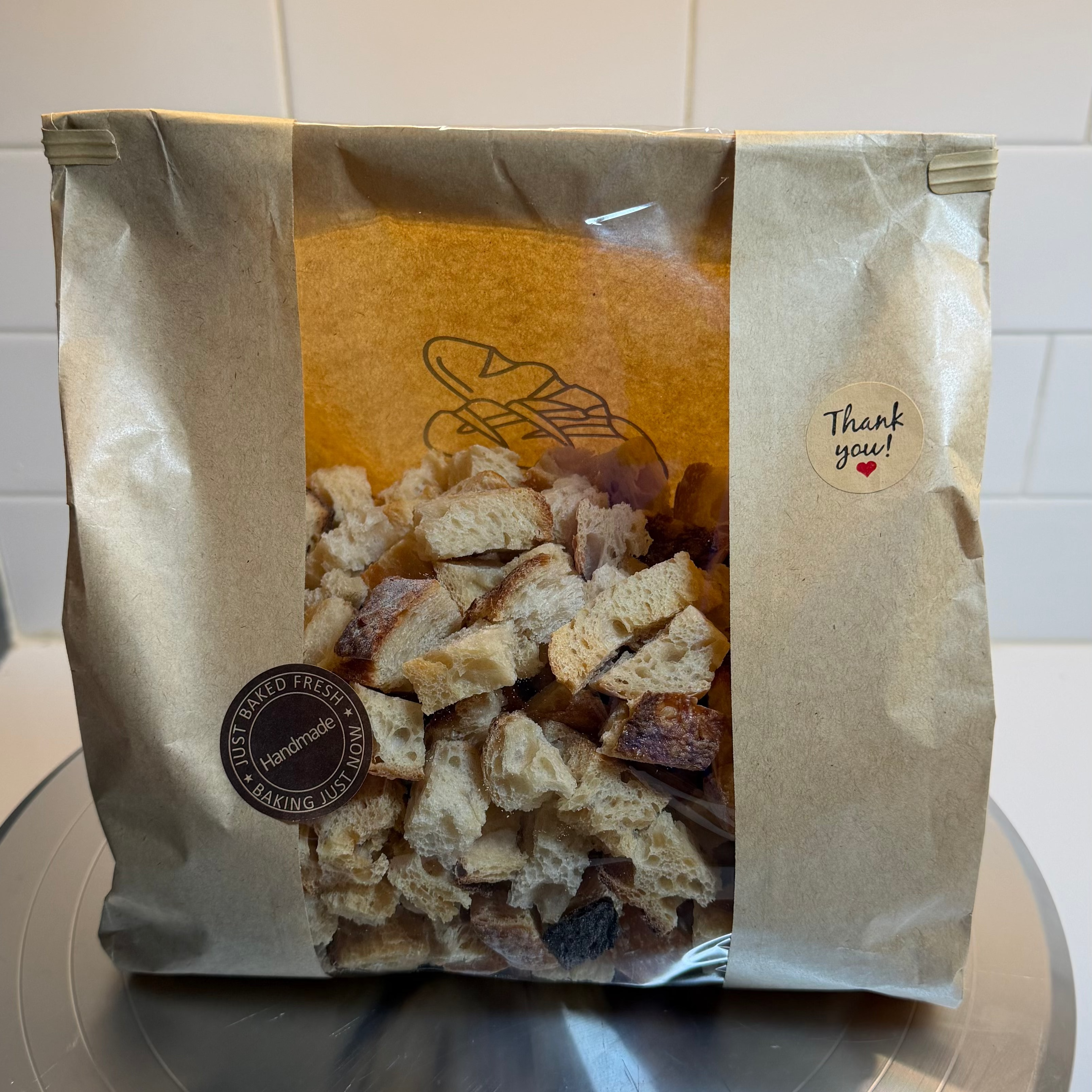 Thanksgiving Sourdough Croutons organic