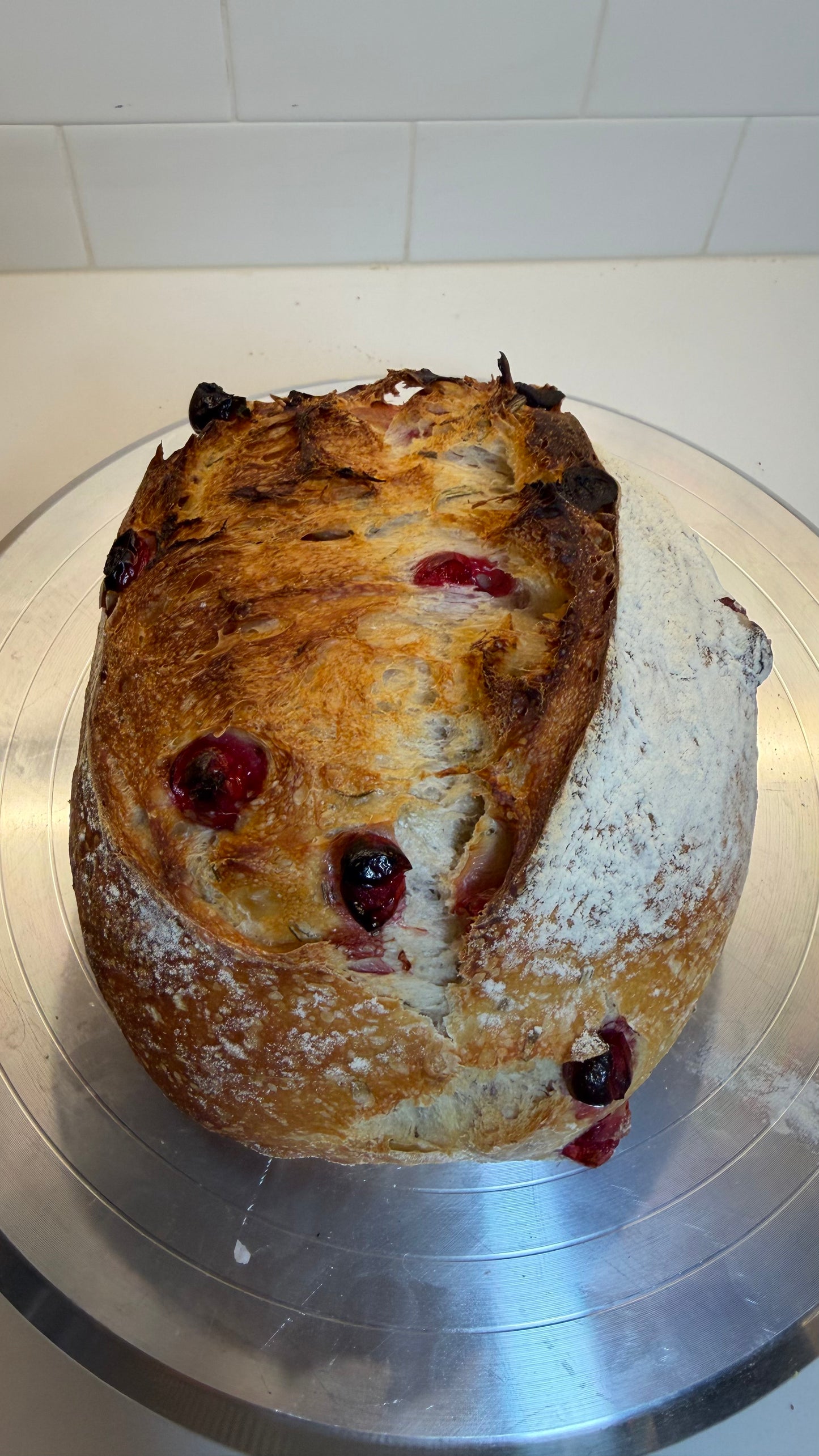 Bread Cranberry Rosemary Sourdough