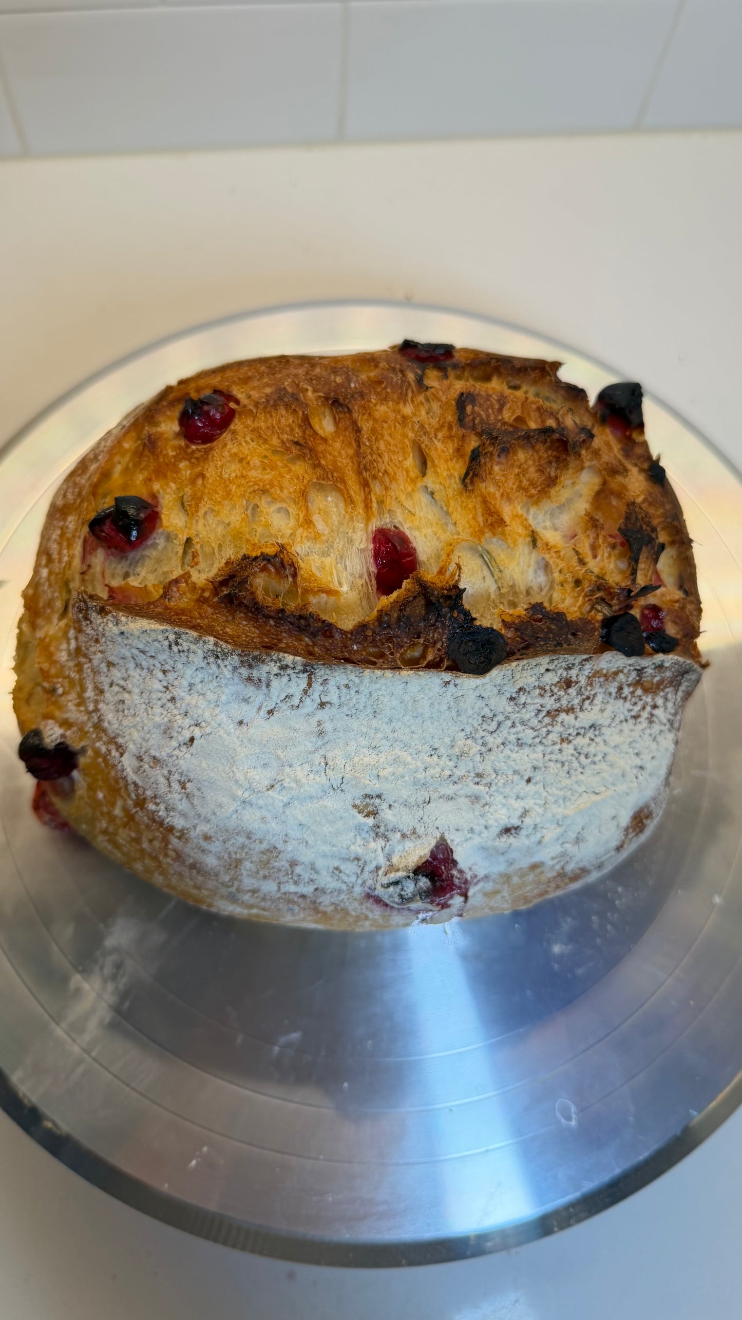 Bread Cranberry Rosemary Sourdough