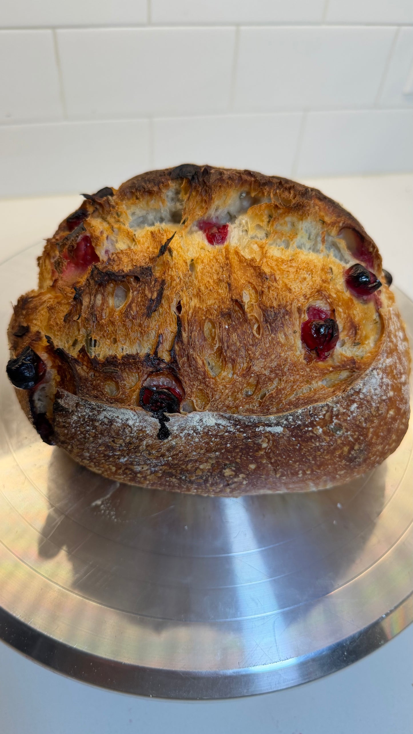 Bread Cranberry Rosemary Sourdough