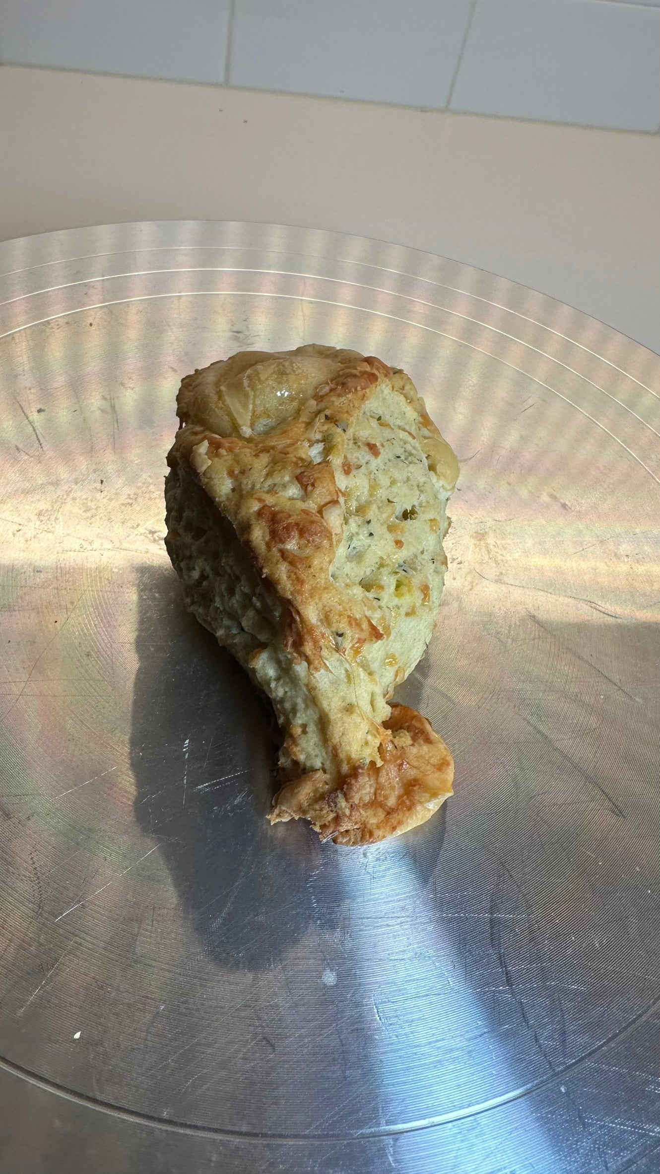Garlic Parmesan scone