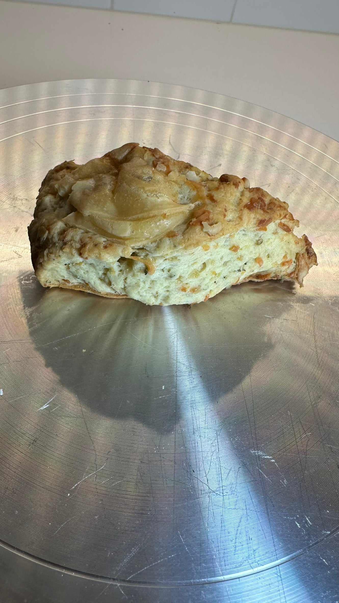 Garlic Parmesan scone