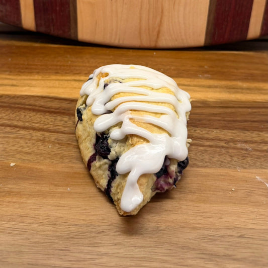 Blueberry Lemon Sourdough Scone by Chef SEBA, artisan small-batch bakery treat with juicy blueberries and lemon