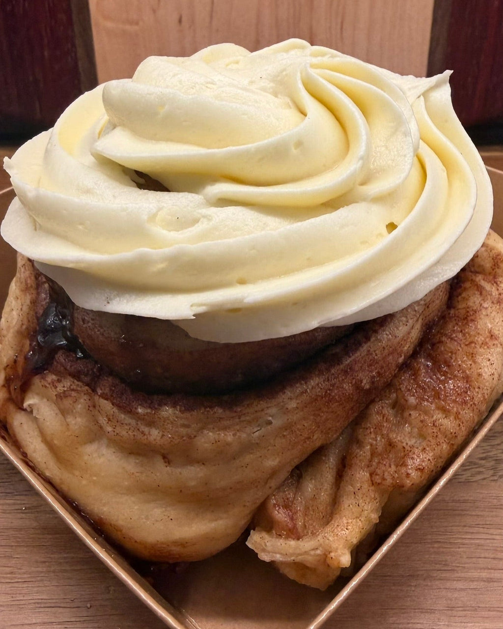 Cinnamon Sourdough Rolls | Artisan Sweet Rolls by Chef SEBA - Artisan Real Sourdough Bread Chef SebaArtisan Real Sourdough Bread Chef SebaArtisan Real Sourdough Bread Chef SebaSEBA-CIN-ROLL-1SEBA-CIN-ROLLsingleExtra frosted sourdough cinnamon roll with thick cream cheese icing close - up by Chef SEBA artisan bakery