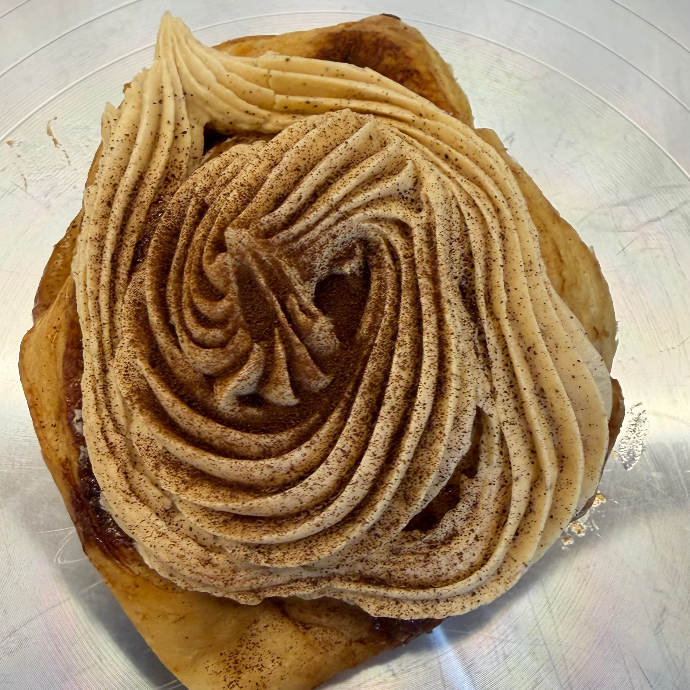 Espresso cinnamon sourdough rolls by Chef SEBA fresh baked artisan sweet rolls in Des Plaines Illinois
