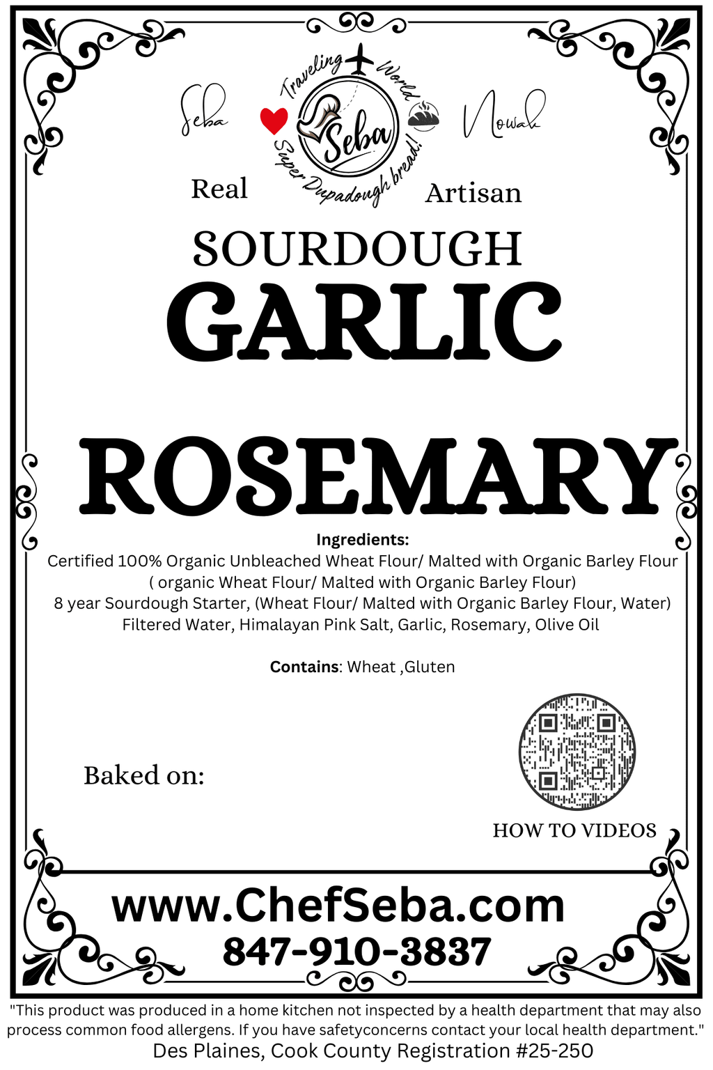 Garlic Rosemary Sourdough Bread – Chef SEBA Artisan Loaf (Savory, Naturally Fermented) - Artisan Real Sourdough Bread Chef SebaArtisan Real Sourdough Bread Chef SebaArtisan Real Sourdough Bread Chef SebaSEBA-FB-GRWhole Loafartisan sourdough bread with garlic and rosemary served fresh with butter or olive oil