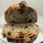 Organic Sun - Dried Tomato & Kerrygold Dubliner Sourdough Bread – Chef SEBA Artisan Mediterranean Loaf - Artisan Real Sourdough Bread Chef SebaArtisan Real Sourdough Bread Chef SebaArtisan Real Sourdough Bread Chef SebaSEBA-BRD-SDT-DUB-WHLORIG-SOUR-01Whole LoafSliced artisan sourdough bread with sun dried tomatoes and Kerrygold Dubliner cheese perfect for sandwiches