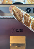 Organic Vegan Sourdough Baguette – Chef SEBA Artisan Bread (Single Loaf, Naturally Fermented) - Artisan Real Sourdough Bread Chef SebaArtisan Real Sourdough Bread Chef SebaArtisan Real Sourdough Bread Chef SebaSEBA-BAG-ORG-VEG-1SEBA-BAG-ORG-VEG-1singleOrganic vegan sourdough baguette with crispy artisan crust baked in Simply Bread oven by Chef SEBA