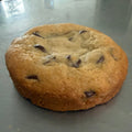 SEBA Artisan Sourdough Chocolate Chip Cookie - Artisan Real Sourdough Bread Chef SebaArtisan Real Sourdough Bread Chef SebaArtisan Real Sourdough Bread Chef SebaSEBA-CCC-120A single chocolate chip cookie on a gray countertop.