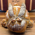 SEBAlicious™ Easter Bunny Sourdough Bread (Organic Vegan Artisan Loaf) - Artisan Real Sourdough Bread Chef SebaArtisan Real Sourdough Bread Chef SebaArtisan Real Sourdough Bread Chef SebaSEBA-EASTER-BUNNY-001oTop view of Easter bunny shaped sourdough bread organic artisan loaf Chef SEBA