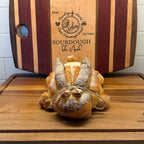SEBAlicious™ Easter Bunny Sourdough Bread (Organic Vegan Artisan Loaf) - Artisan Real Sourdough Bread Chef SebaArtisan Real Sourdough Bread Chef SebaArtisan Real Sourdough Bread Chef SebaSEBA-EASTER-BUNNY-001oAngled view of Easter bunny sourdough bread rustic artisan loaf with golden crust