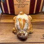 SEBAlicious™ Easter Bunny Sourdough Bread (Organic Vegan Artisan Loaf) - Artisan Real Sourdough Bread Chef SebaArtisan Real Sourdough Bread Chef SebaArtisan Real Sourdough Bread Chef SebaSEBA-EASTER-BUNNY-001oChef SEBA Easter bunny sourdough bread on artisan wooden board organic bakery Des Plaines Illinois